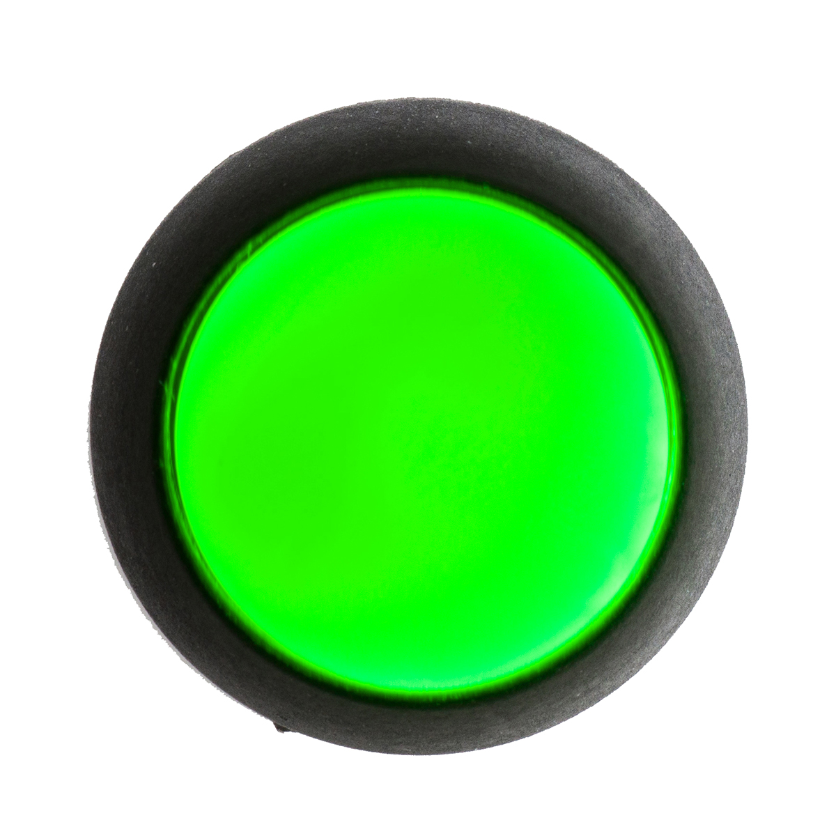 fl12lg5 EOZ FL Series Illuminated Push Button Switch, Momentary, Panel, 12 mm Cutout, SPST, Green LED, IP67 2.5 kV ac