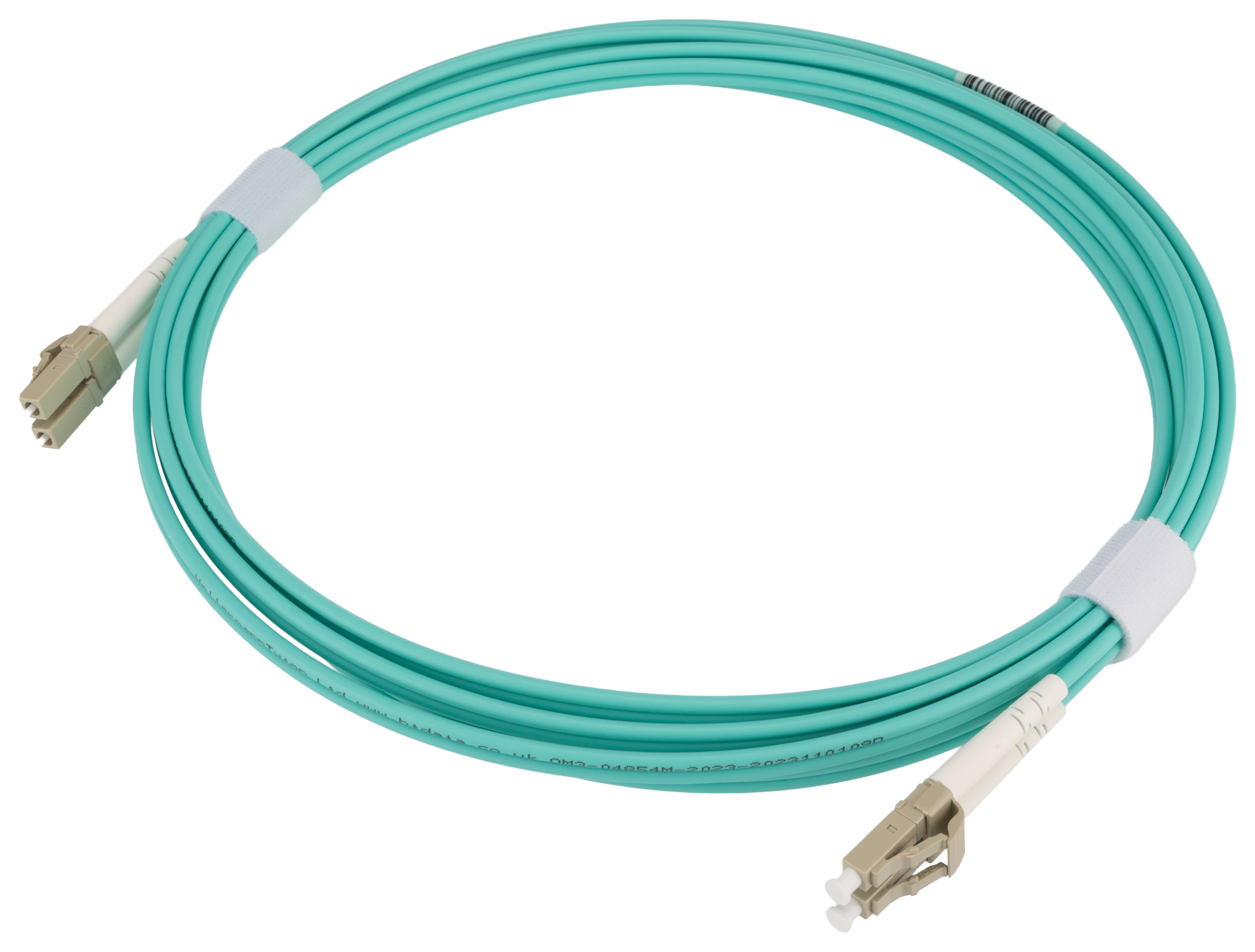 HellermannTyton Connectivity LC to to LC Fibre Optic Cable Low Smoke Zero Halogen, Light Blue, 3 m