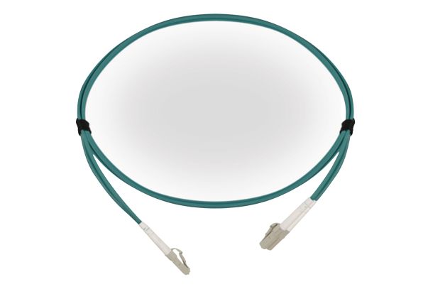 HellermannTyton Connectivity LC to to LC Fibre Optic Cable, Light Blue, 5 m