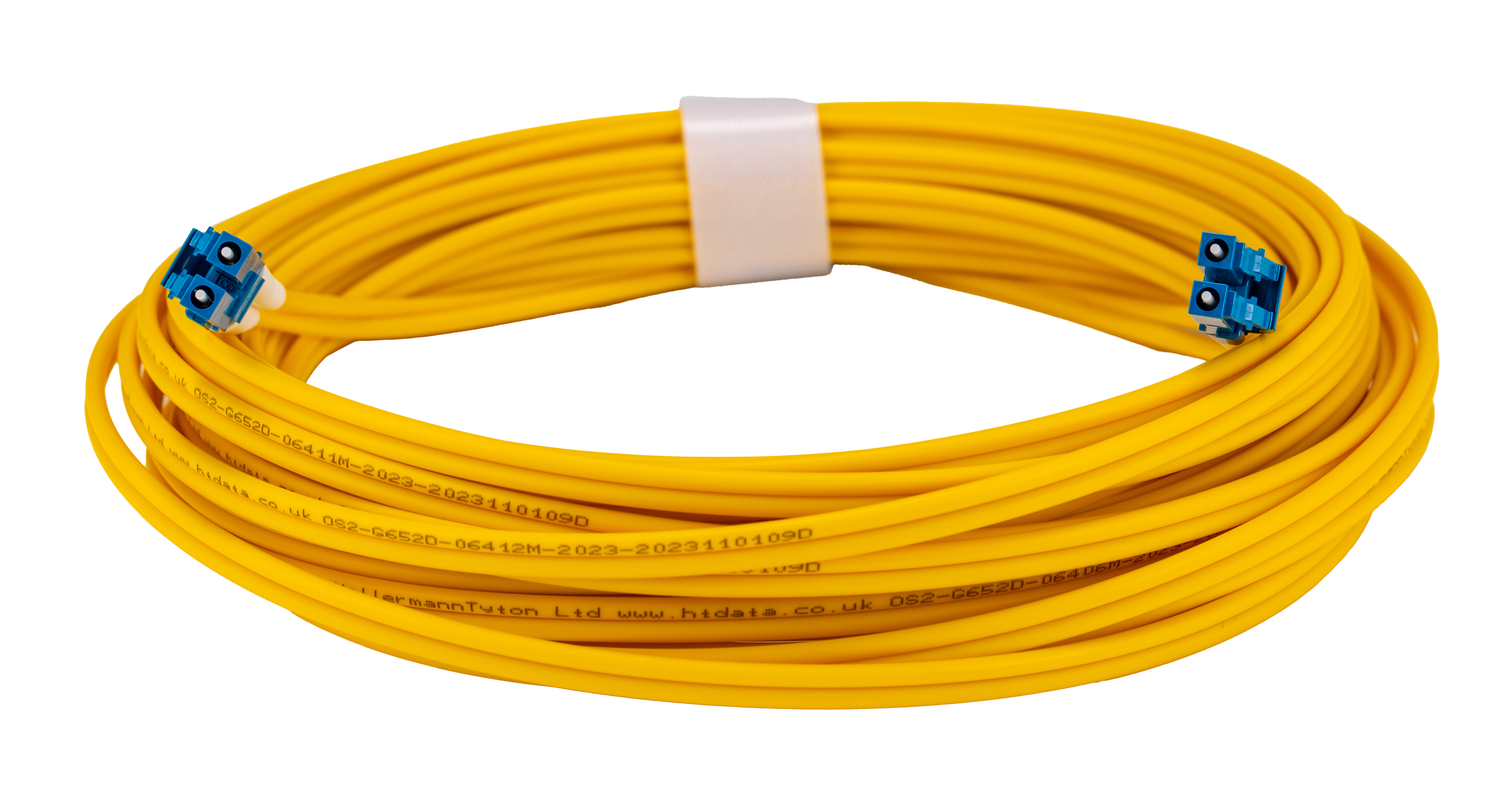 HellermannTyton Connectivity LC to to LC Fibre Optic Cable, Yellow, 10 m
