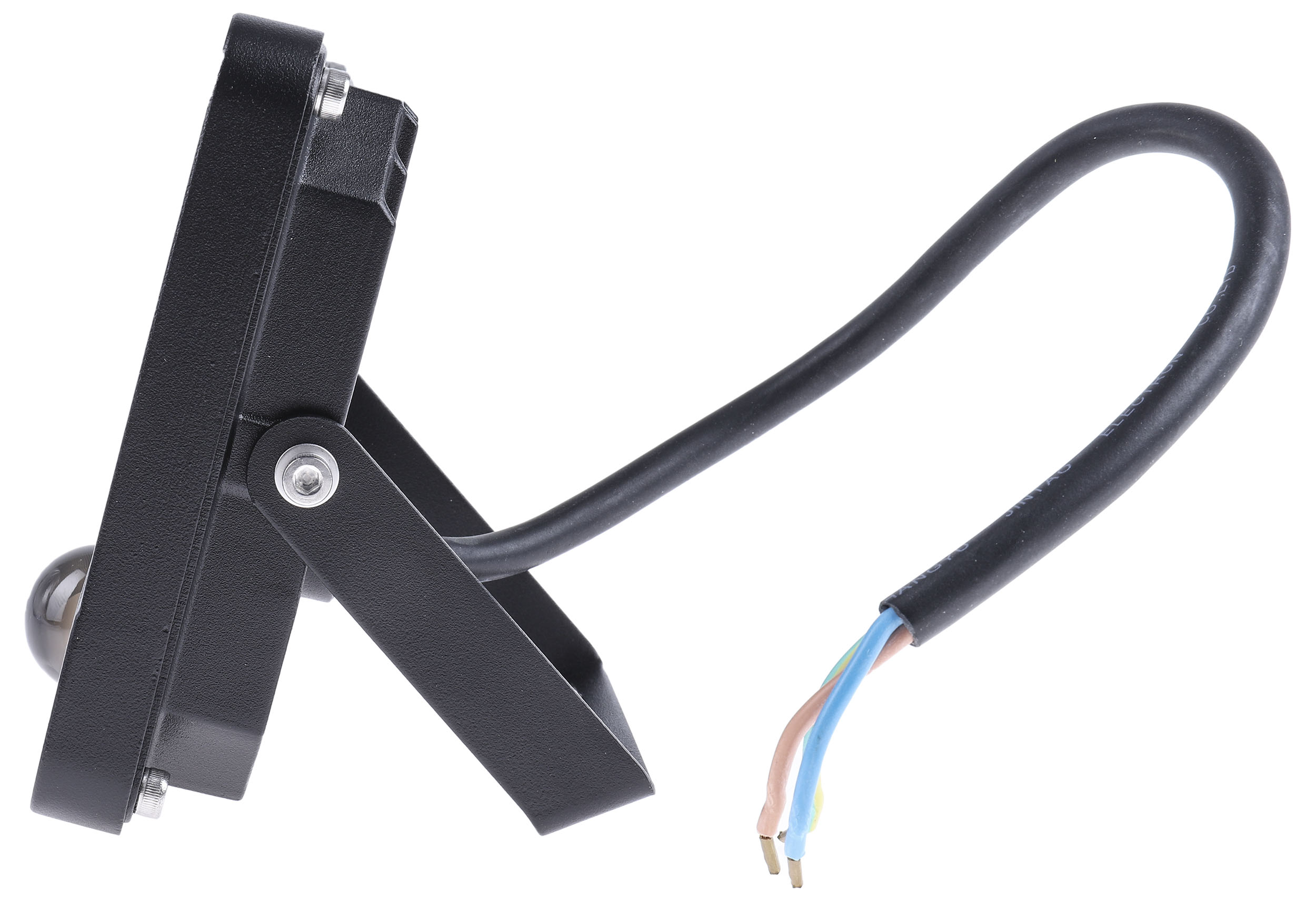 flex-pir-10-5k PowerLED Flex-PIR PIR Included Floodlight, 2835 LED, 10 W Black, 1000 lm, IP65, 265V ac