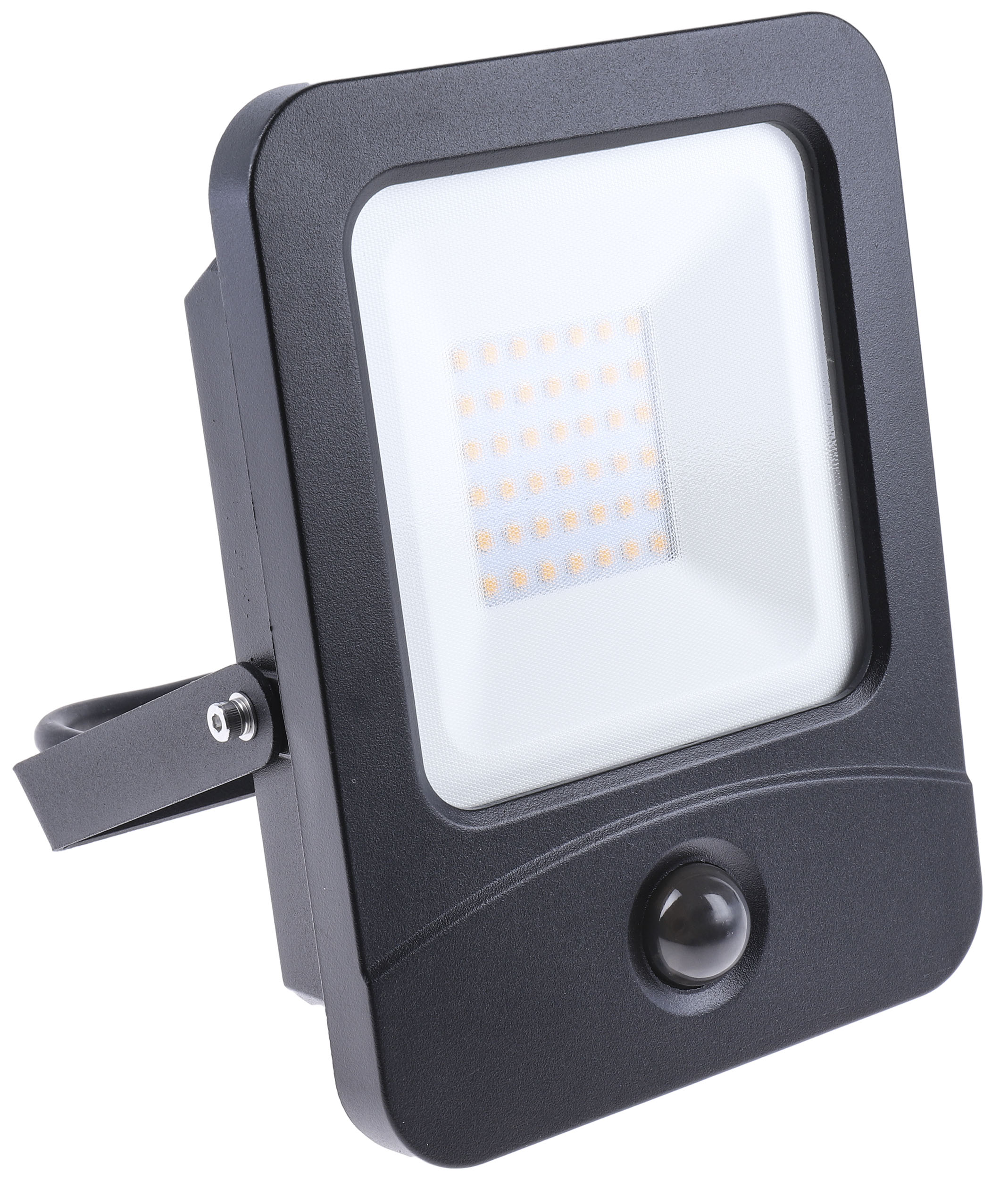 PowerLED Flex-PIR PIR Included Floodlight, 2835 LED, 30 W White, 3000 lm, IP65, 265V ac