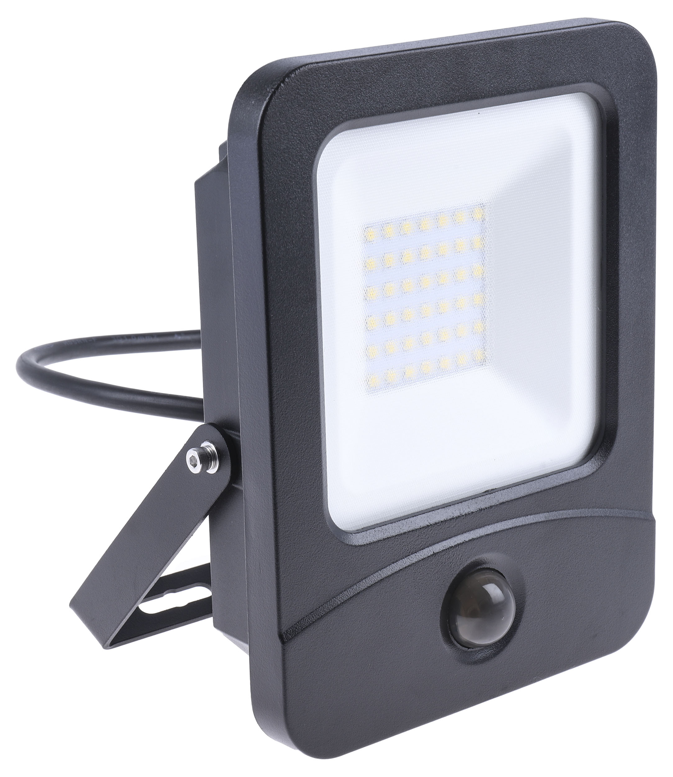 PowerLED Flex-PIR PIR Included Floodlight, 2835 LED, 30 W White, 3000 lm, IP65, 265V ac