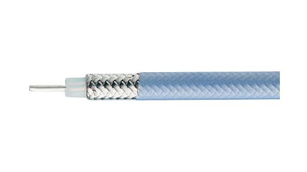Habia Flexiform Series, 100 m Coaxial Cable 50 Ω, Blue, Unterminated