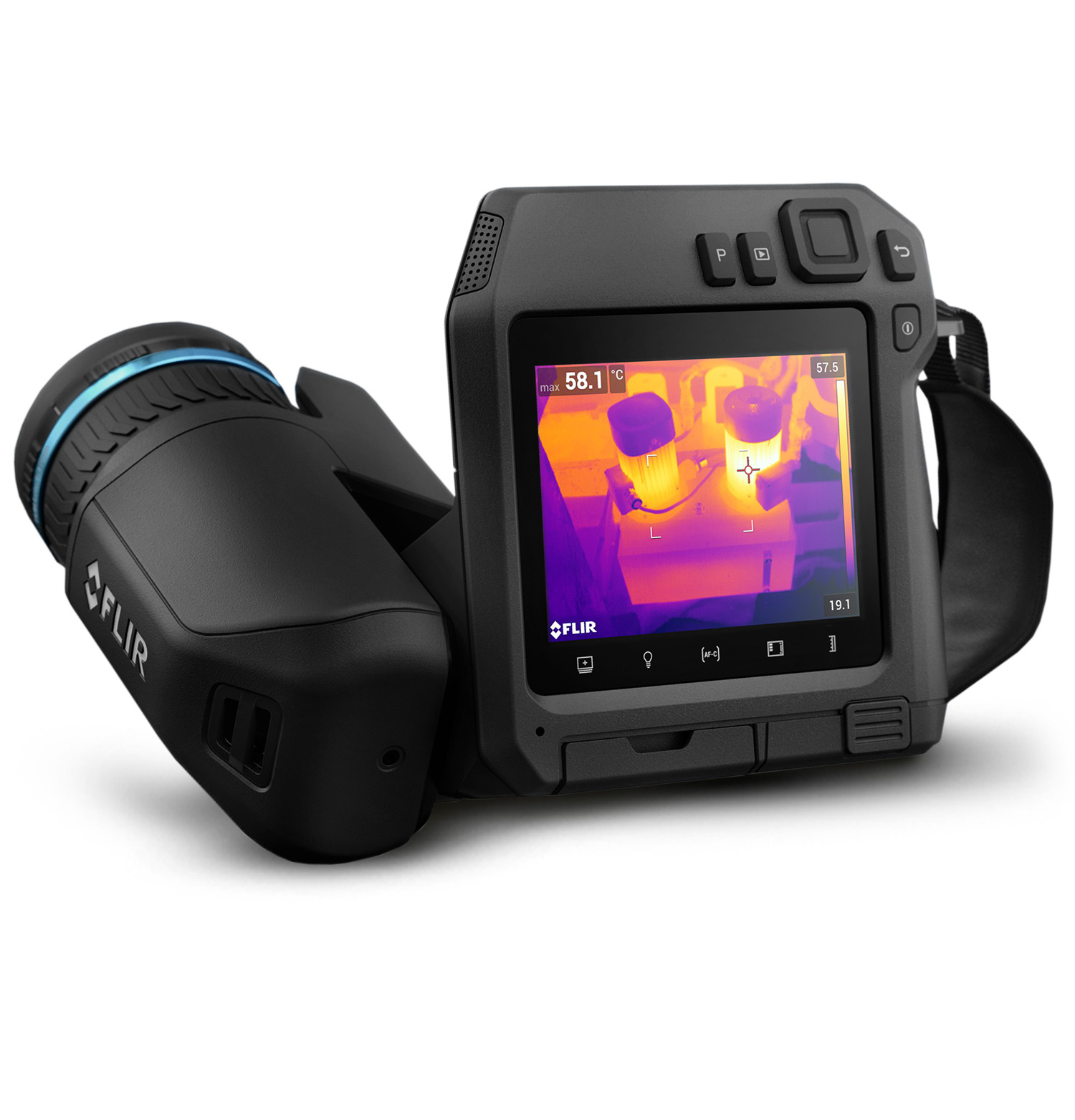 FLIR T530 T500 WiFi, USB 2.0, Bluetooth Thermal Imaging Camera, 650 °C 320 x 240 Pixel Detector Resolution