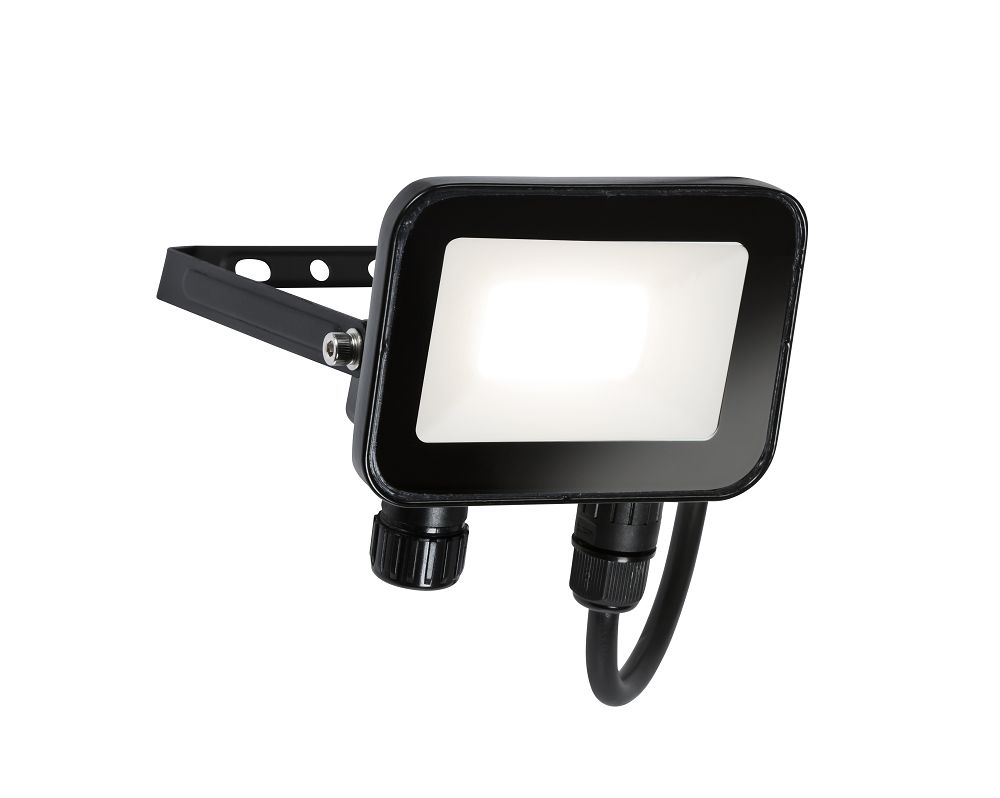 Knightsbridge FLN Floodlight, 15 LED, 10 W Warm White, 1085 lm, IP65, 230V ac