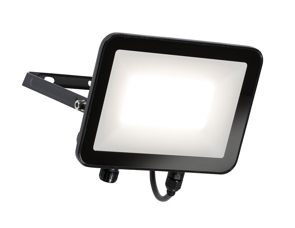 Knightsbridge FLN Floodlight, 84 LED, 50 W Warm White, 5430 lm, IP65, 230V ac