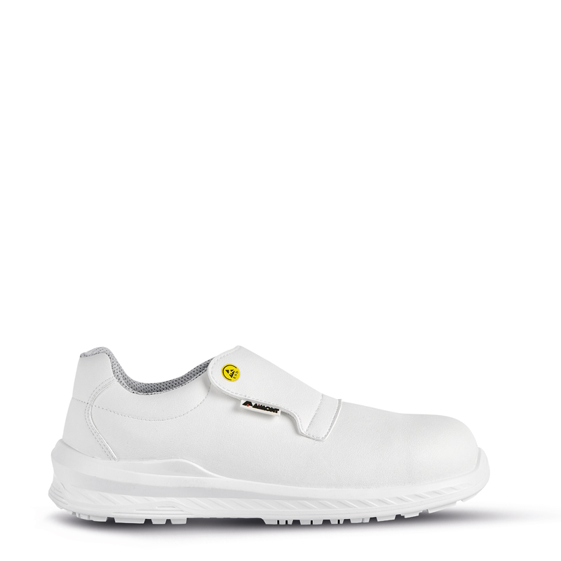 AIMONT FLOUR AFAF205 Unisex White Composite Safety Shoes, UK 6.5, EU 40