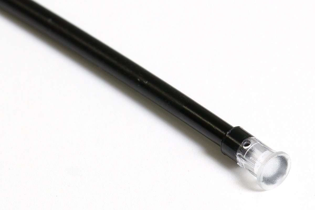 FLP25-10.0 Bivar Panel 1-Way Straight Flexible LED Light Pipe Clear, 7 mm