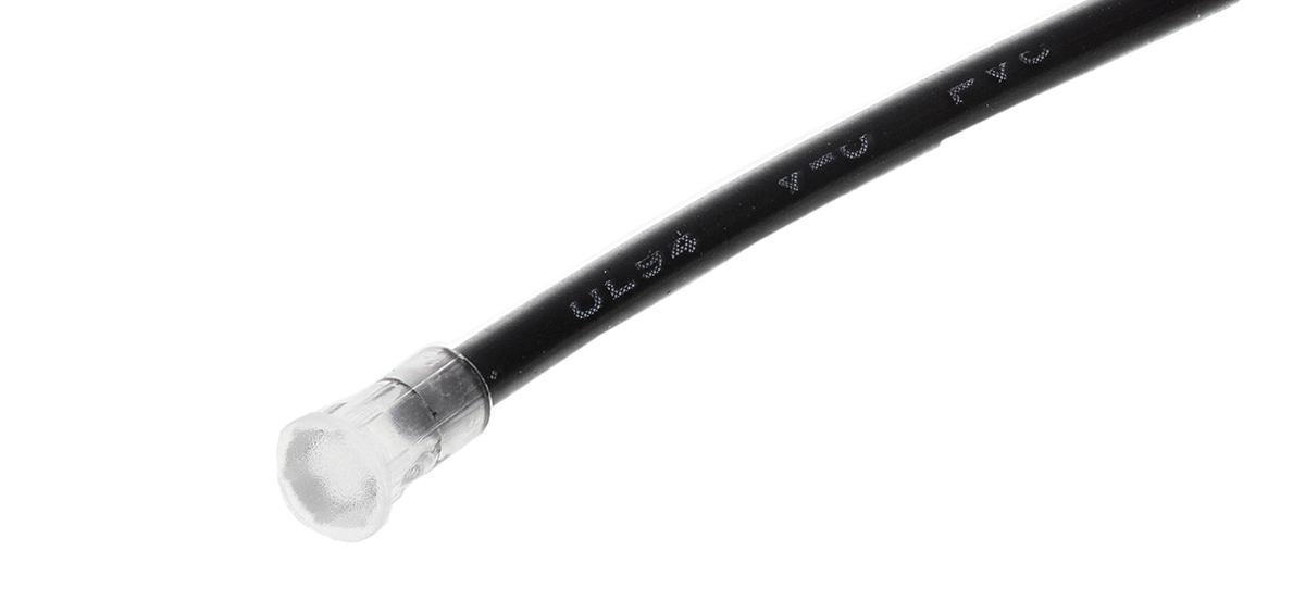 FLPV6.0-SG Bivar PCB 1-Way Straight Flexible LED Light Pipe Clear, Green, 3 mm LED Included included