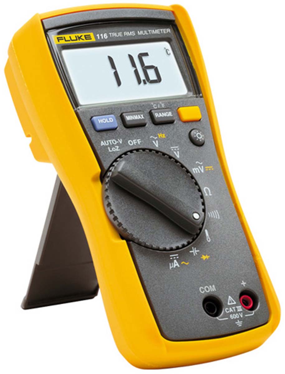 fluke-116-eur Fluke 116 Digital Digital Multimeter True RMS, 600 μA ac, 600 μA dc, 600 V ac