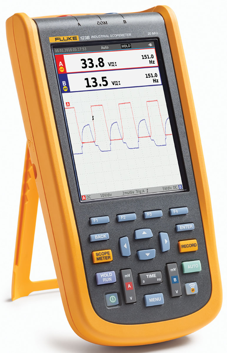 fluke-125buk Fluke 125 Series, 40 MHz Handheld Oscilloscope, 2 Channels