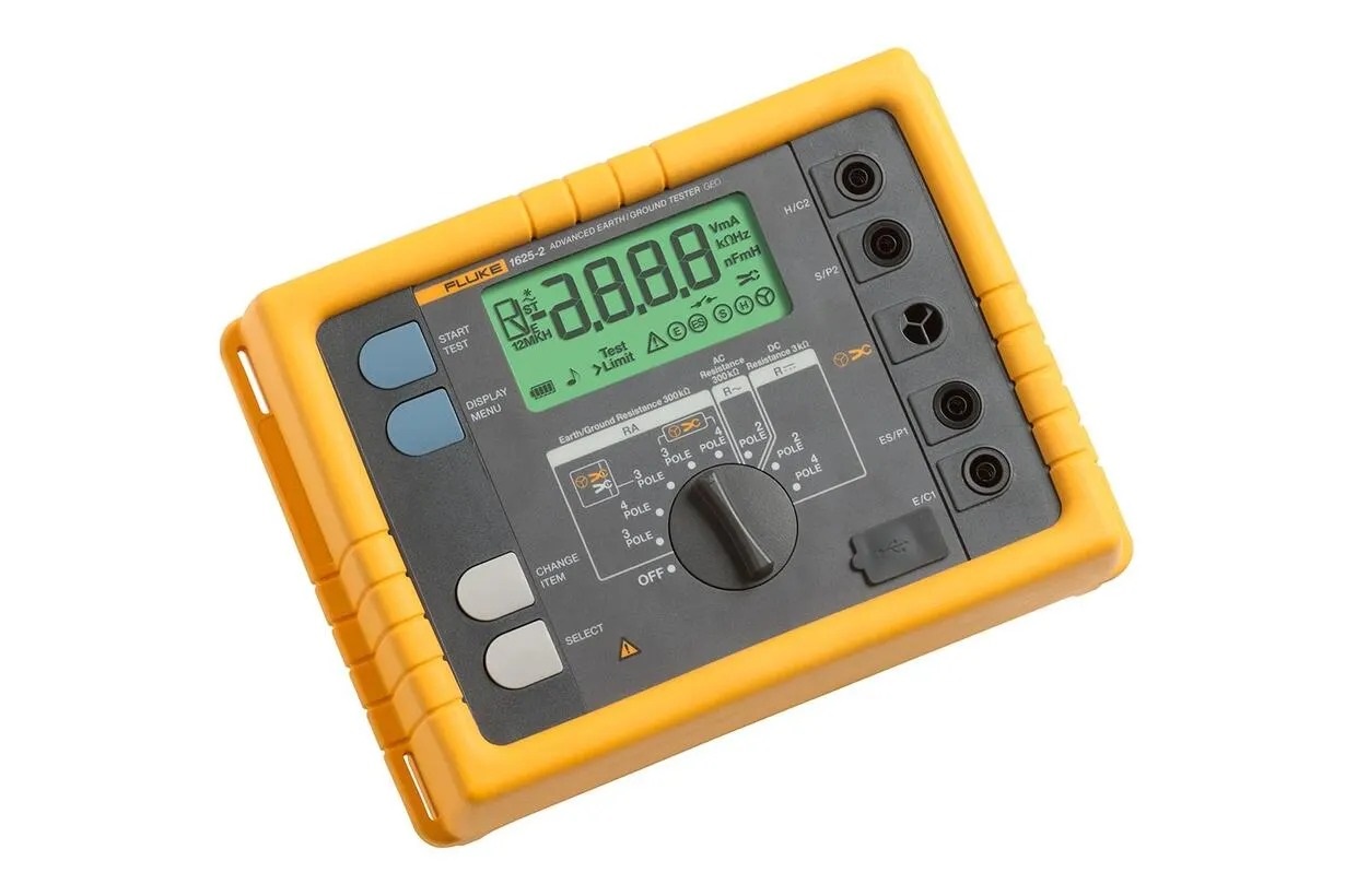 fluke-1625-2 Fluke 1625-2 Earth Tester, 300 kΩ CAT II 300V, RSCAL