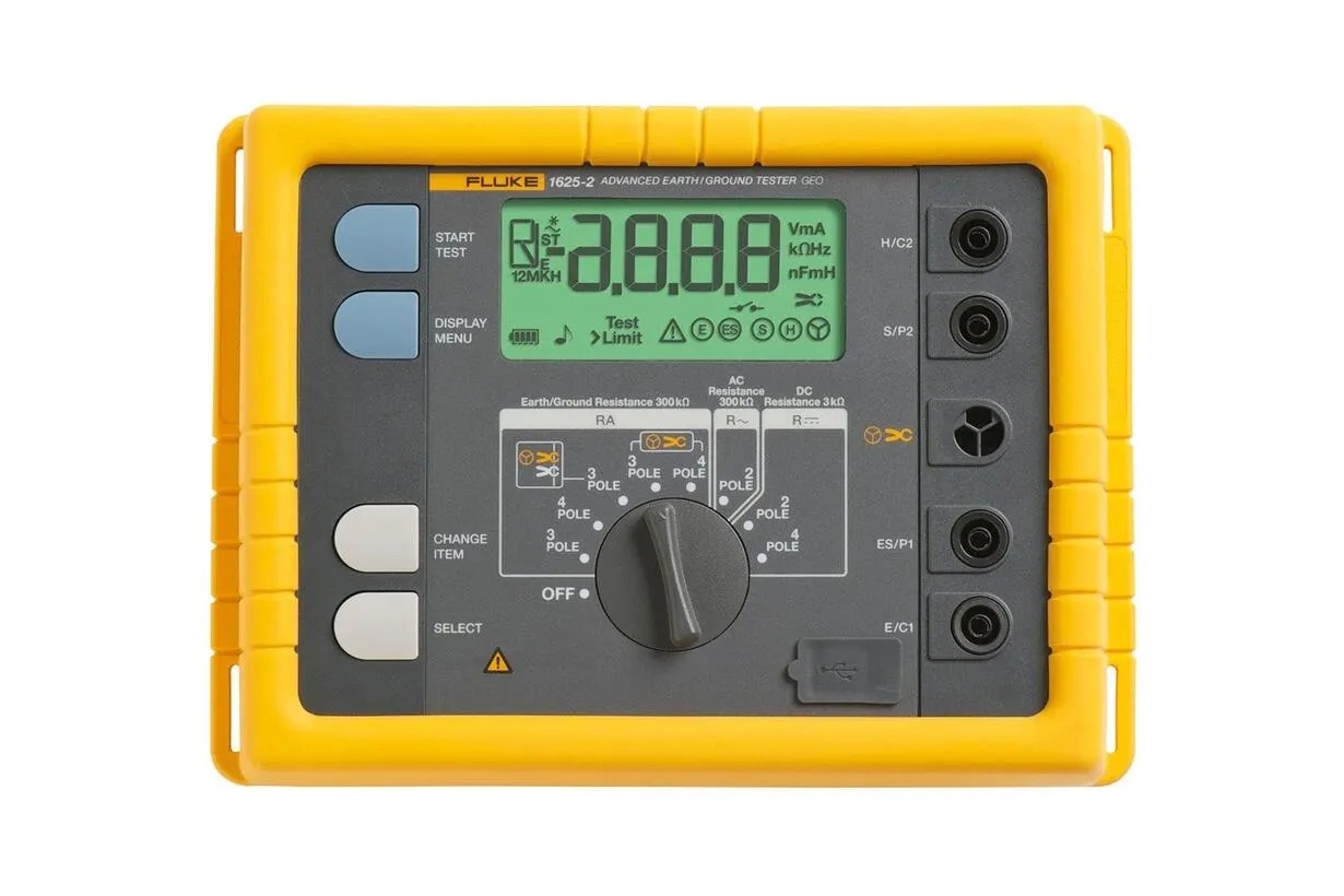 fluke-1625-2 Fluke 1625-2 Earth Tester, 300 kΩ CAT II 300V, RSCAL