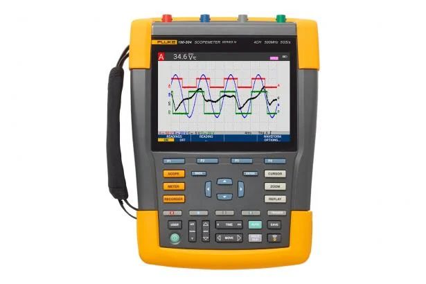 Fluke ScopeMeter III Series, 500 MHz Portable Oscilloscope, 2 Channels