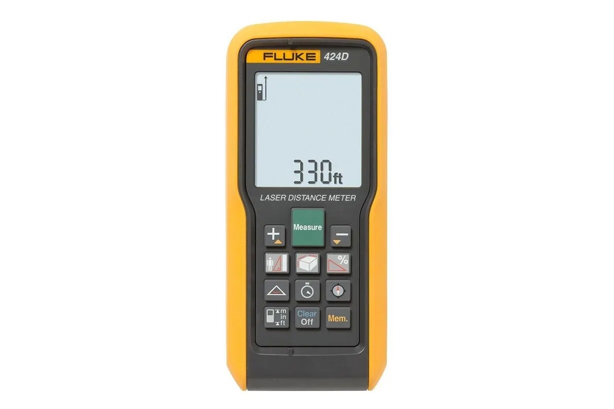 Fluke 424D Laser Measure, 100 m Range, ±2 mm Accuracy