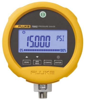 Fluke G 1/4 RS232 Pressure Gauge, 114 mm, 200 bar