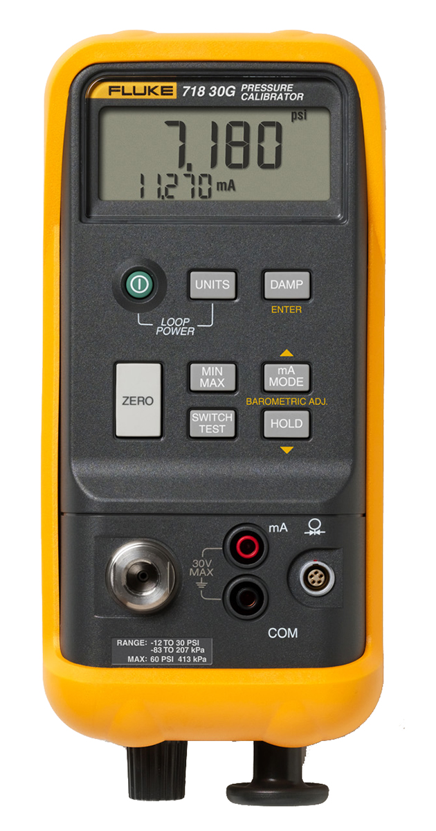 Fluke 718 -850 mbar to 2 bar Pressure Calibrator