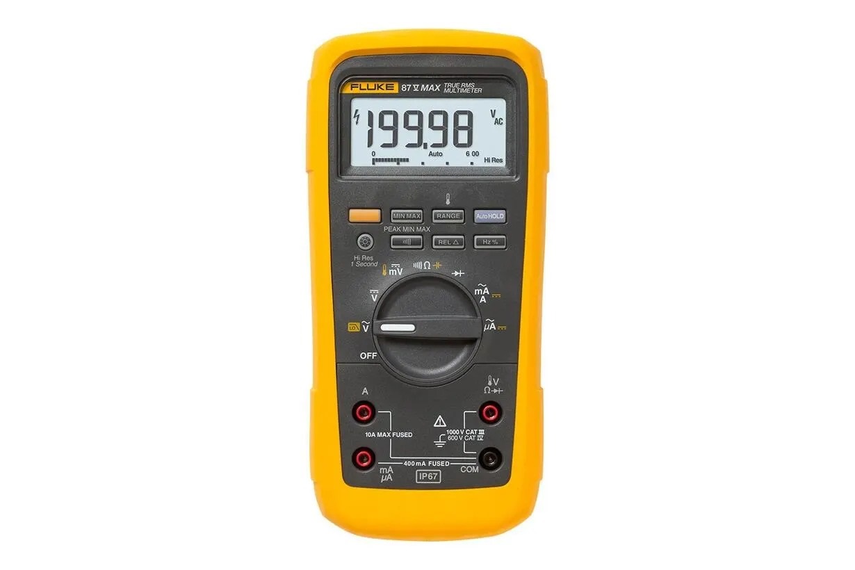 Fluke 87V-MAX Digital Digital Multimeter True RMS, 10 A, 10 A, 1000 V, UKAS Calibrated