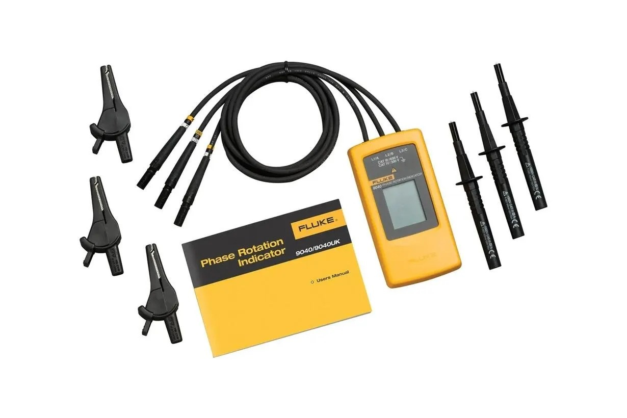 fluke-9040eur Fluke 9040 Phase Rotation Tester 15 Hz, 400 Hz Max, 700V Max