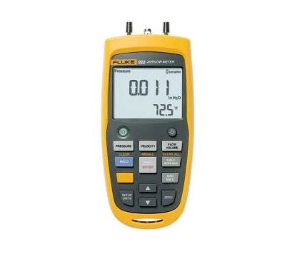 fluke-922kit Fluke 922/KIT  Differential Manometer Kit With 2 Pressure Port/s, Max Pressure Measurement 10 psi