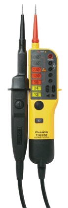 Fluke T110, Digital Voltage Tester, 690V ac/dc Continuity Check, Battery Powered CAT IV, CAT III, RSCAL, FLUKE T110
