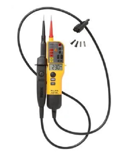 fluke-t130 Fluke T130, LCD Voltage Tester, 690V ac/dc Continuity Check, Battery Powered CAT IV, CAT III, RSCAL, FLUKE T130