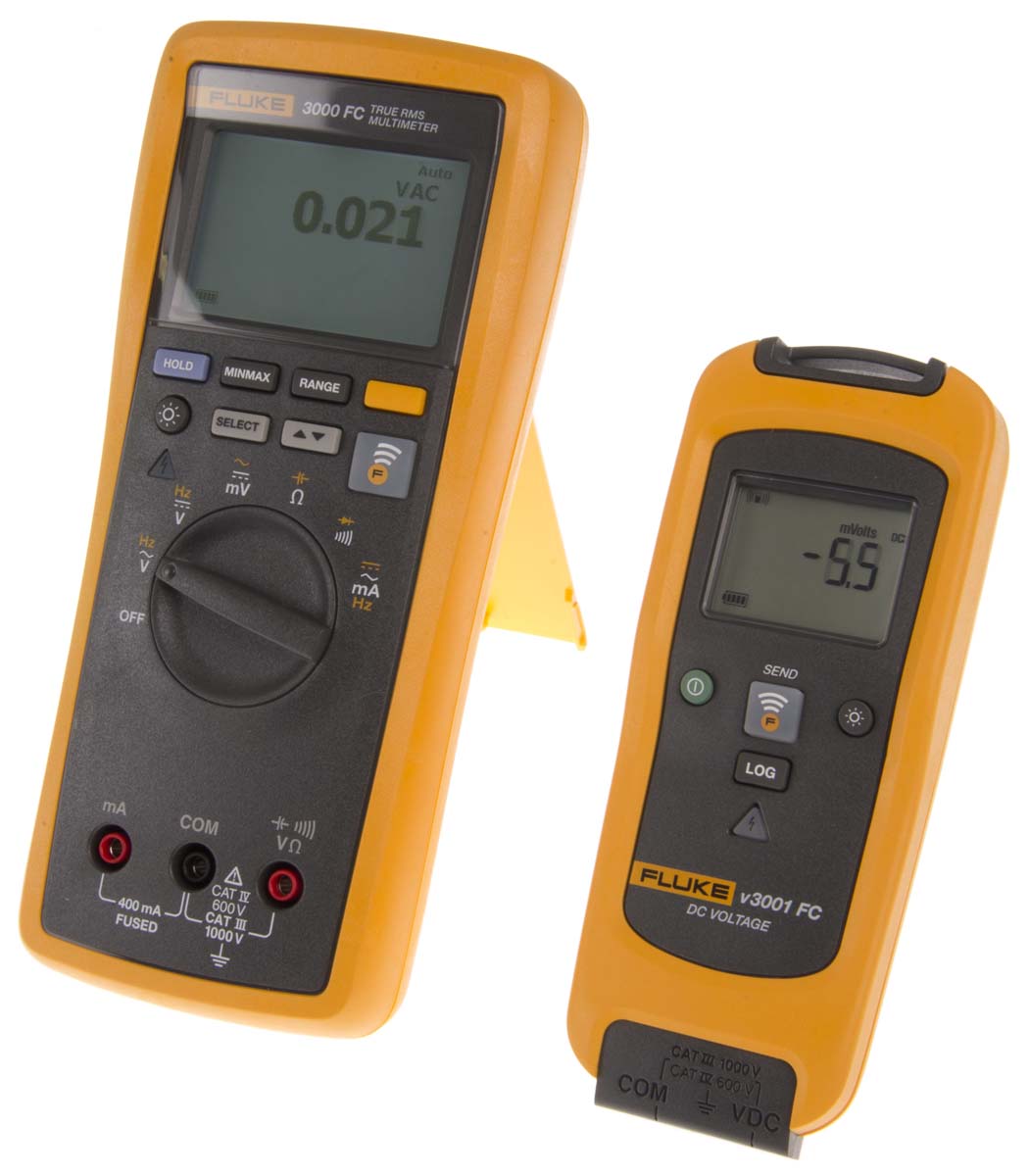 Fluke V3001 FC DC Voltage Multimeter Kit, UKAS