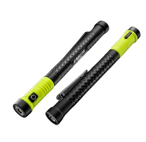flx-125 Unilite LED Magnetic Torch Black, Yellow Rechargeable 125 lm, 177 mm