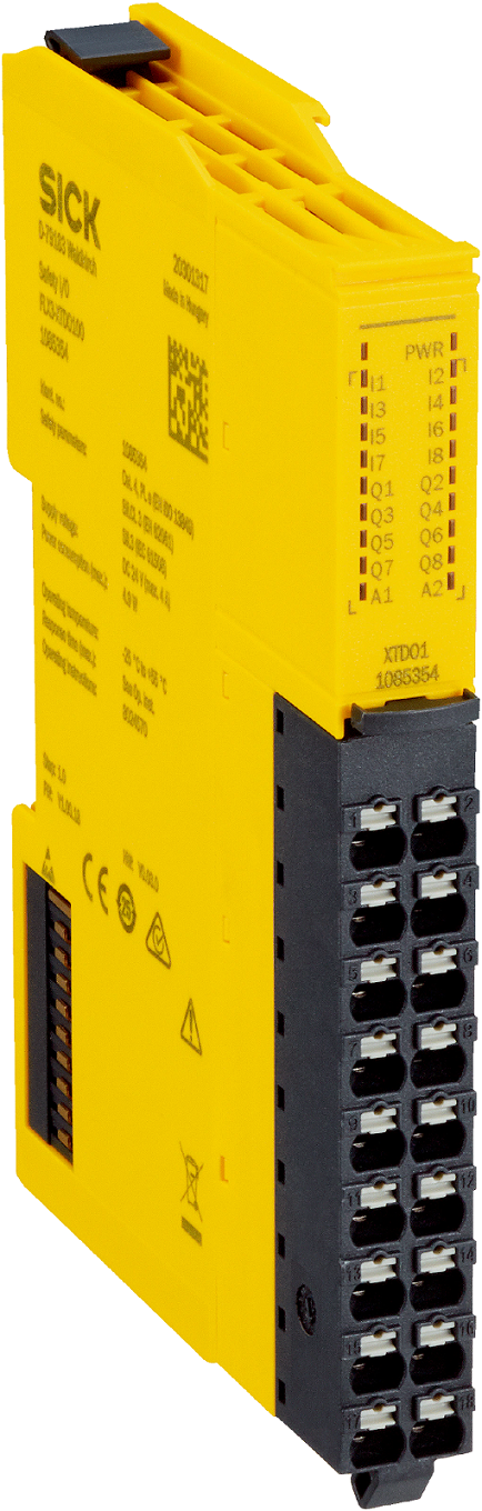 SICK FLX Series Safety Controller, 8 Inputs, 8 Outputs, 24V