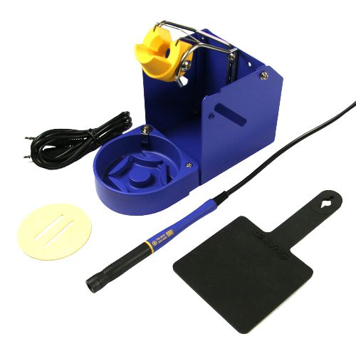 Hakko 48W Electric Micro Soldering Iron Set, kit contents: Heat Proof Pad (B2300), FM2032 Micro-Soldering Iron Handpiece