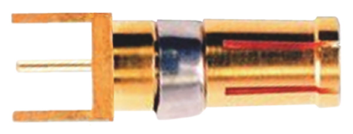 FCT from Molex, 173112 Series, Female Solder D-Sub Connector Coaxial Contact, Gold over Nickel