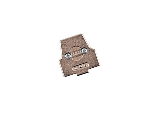 FCT from Molex 173111 Series Die Cast Zinc Straight D-Sub Backshell, 9 Way