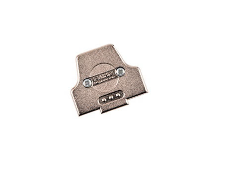 FCT from Molex 173111 Series Die Cast Zinc Straight D-Sub Backshell, 15 Way