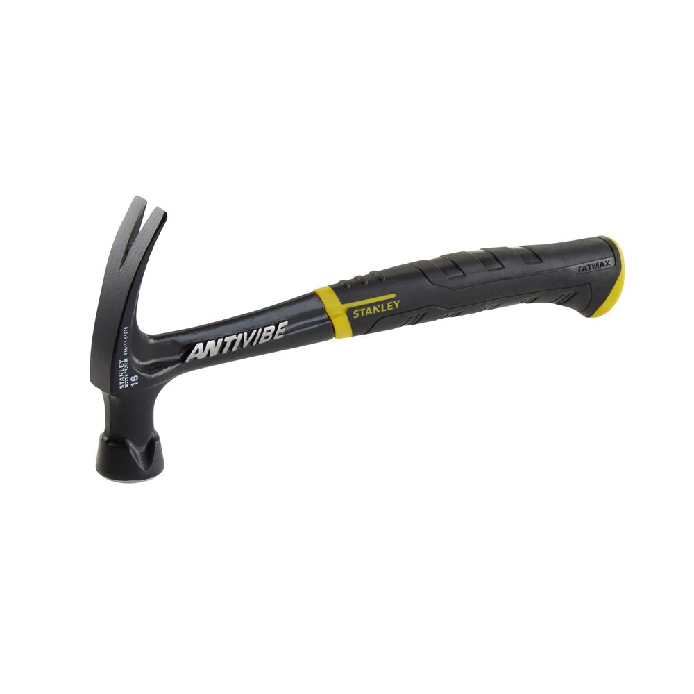 Stanley Steel Head Claw Hammer with Rubber Handle, 0.7 kg