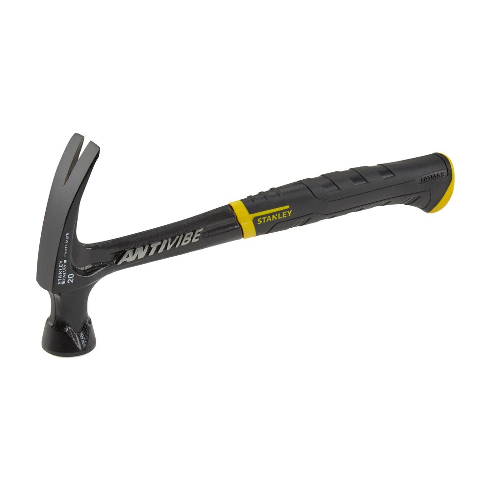 Stanley Steel Head Claw Hammer with Rubber Handle, 0.7 kg