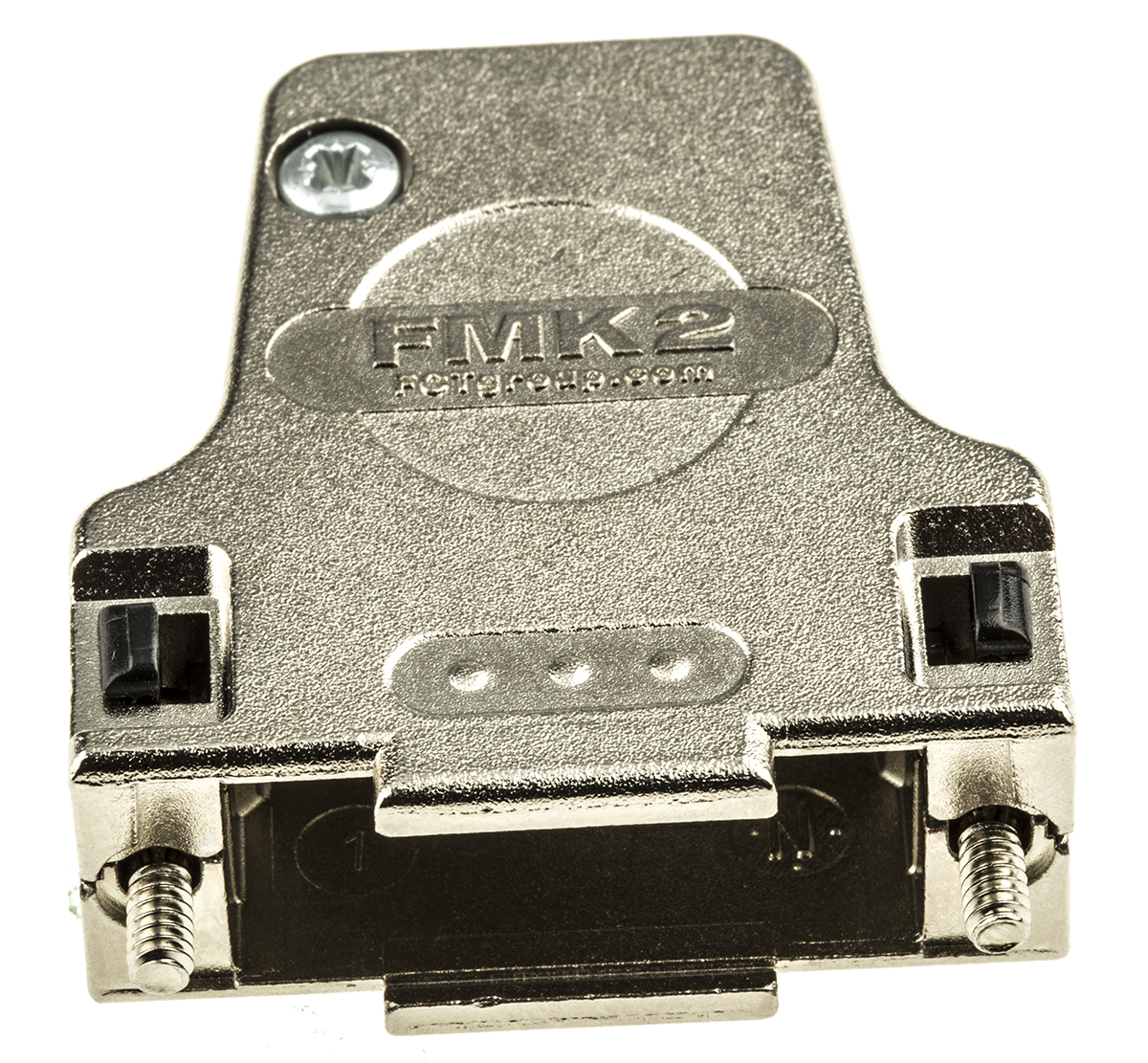 fmk2-1727040097 FCT from Molex 172704 Series Die Cast Zinc Angled D-Sub Backshell, 15 Way