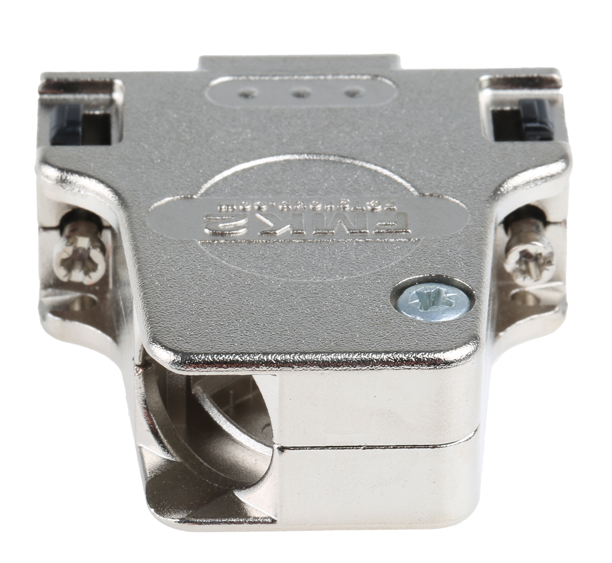 fmk2-k201-1731110061 FCT from Molex FMK Series Die Cast Zinc Angled D-Sub Backshell, 15 Way Strain Relief