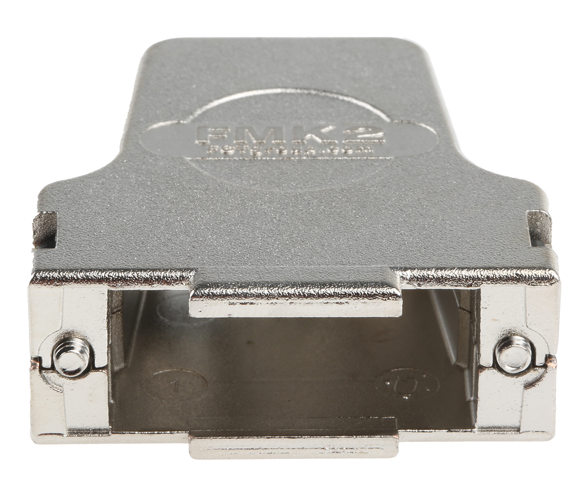 fmk2-k201-1731110061 FCT from Molex FMK Series Die Cast Zinc Angled D-Sub Backshell, 15 Way Strain Relief