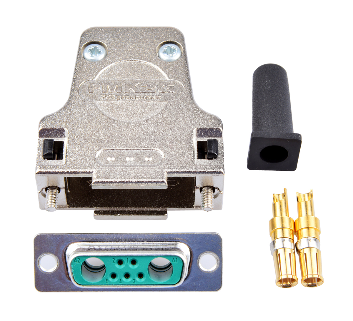 FCT from Molex FMK 7 Way Straight Screw D-Sub Connector Female, with Screw