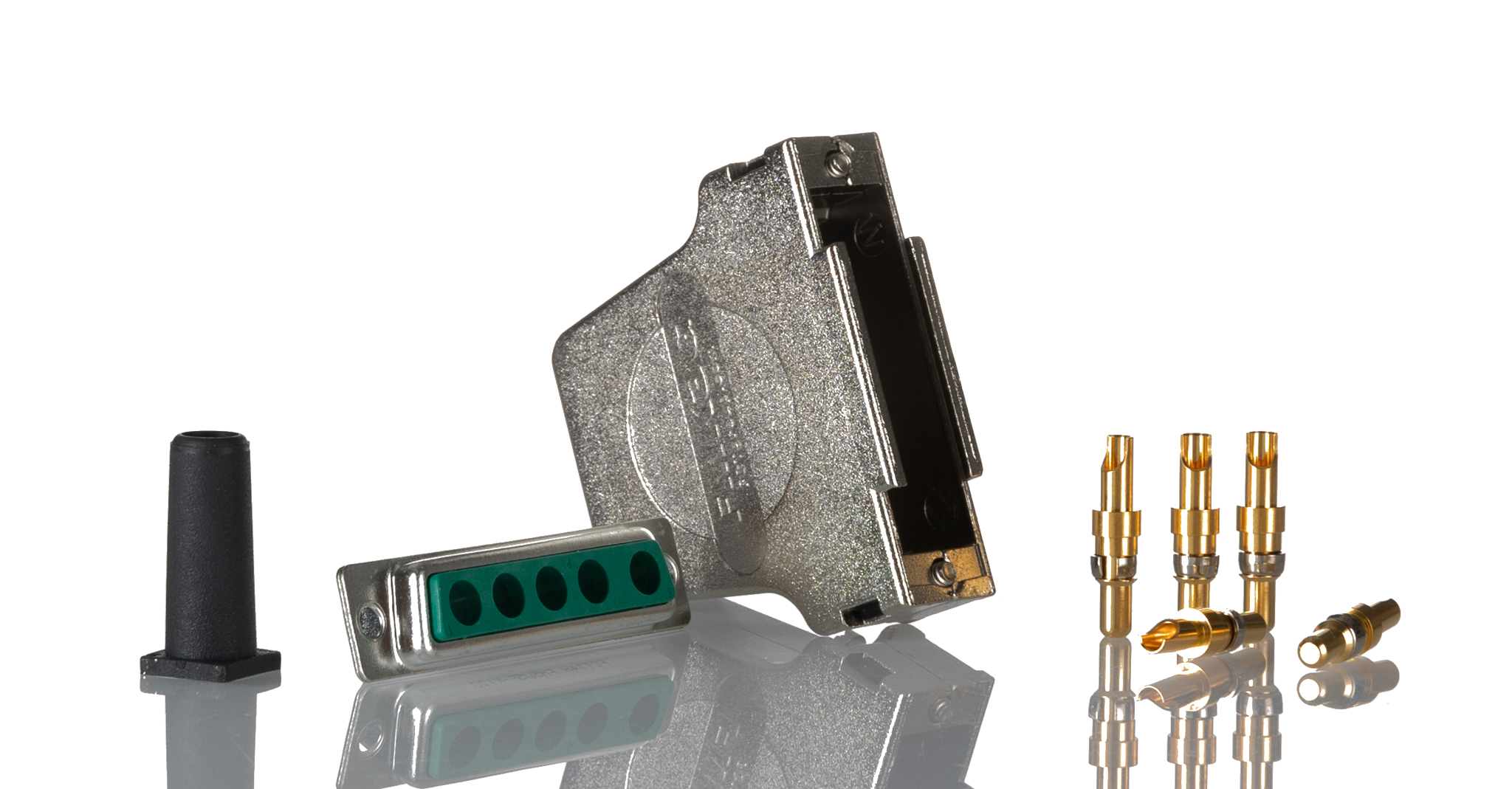 FCT from Molex FMK 5 Way Straight Screw D-Sub Connector Male, with Screw