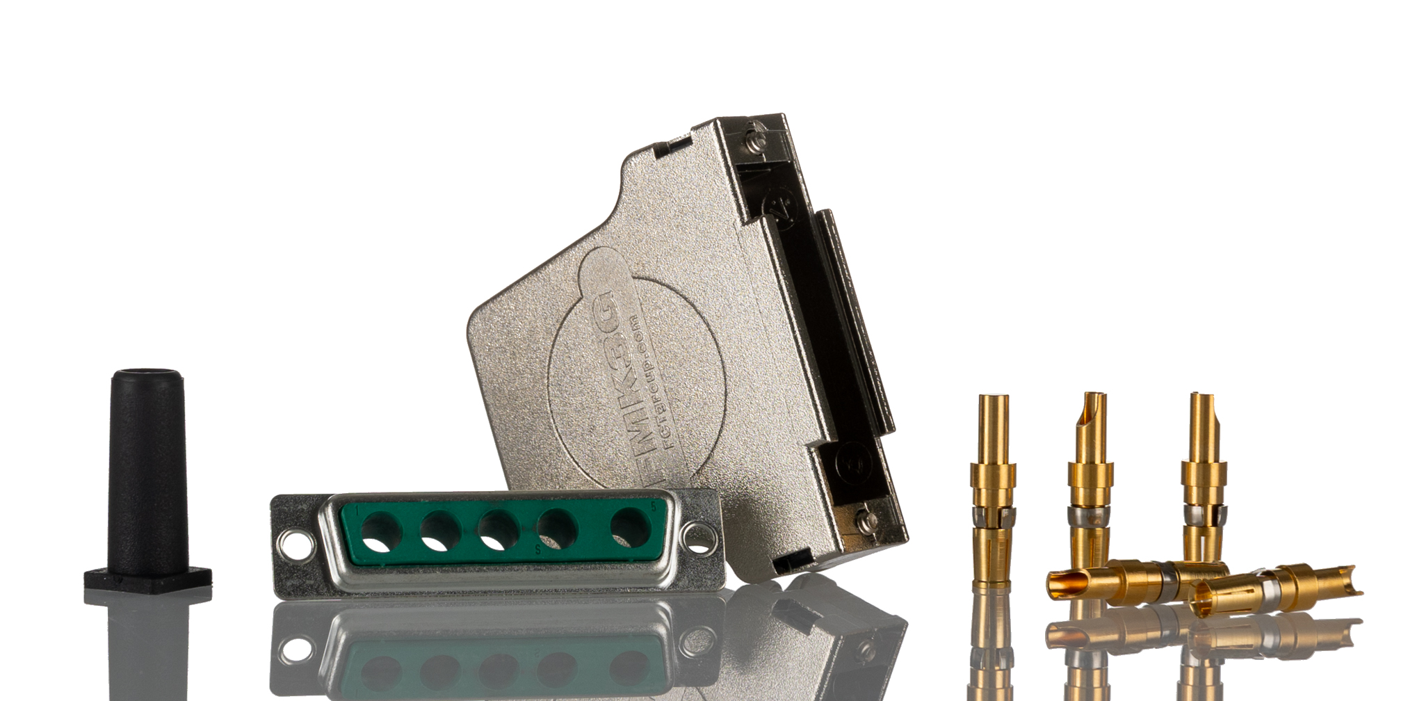 FCT from Molex FMK 5 Way Straight Screw D-Sub Connector Female, with Screw