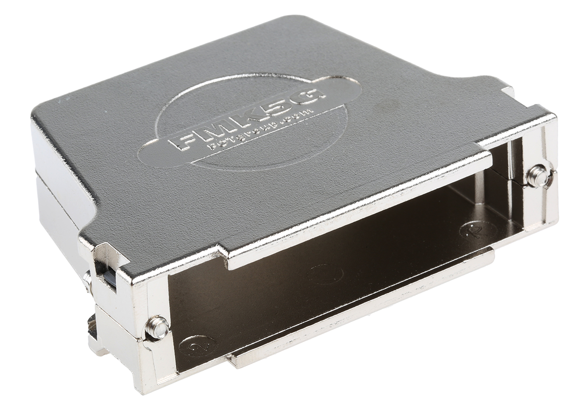 fmk5g-1727040104 FCT from Molex FMK Series Die Cast Zinc Straight D-Sub Backshell, 50 Way Strain Relief