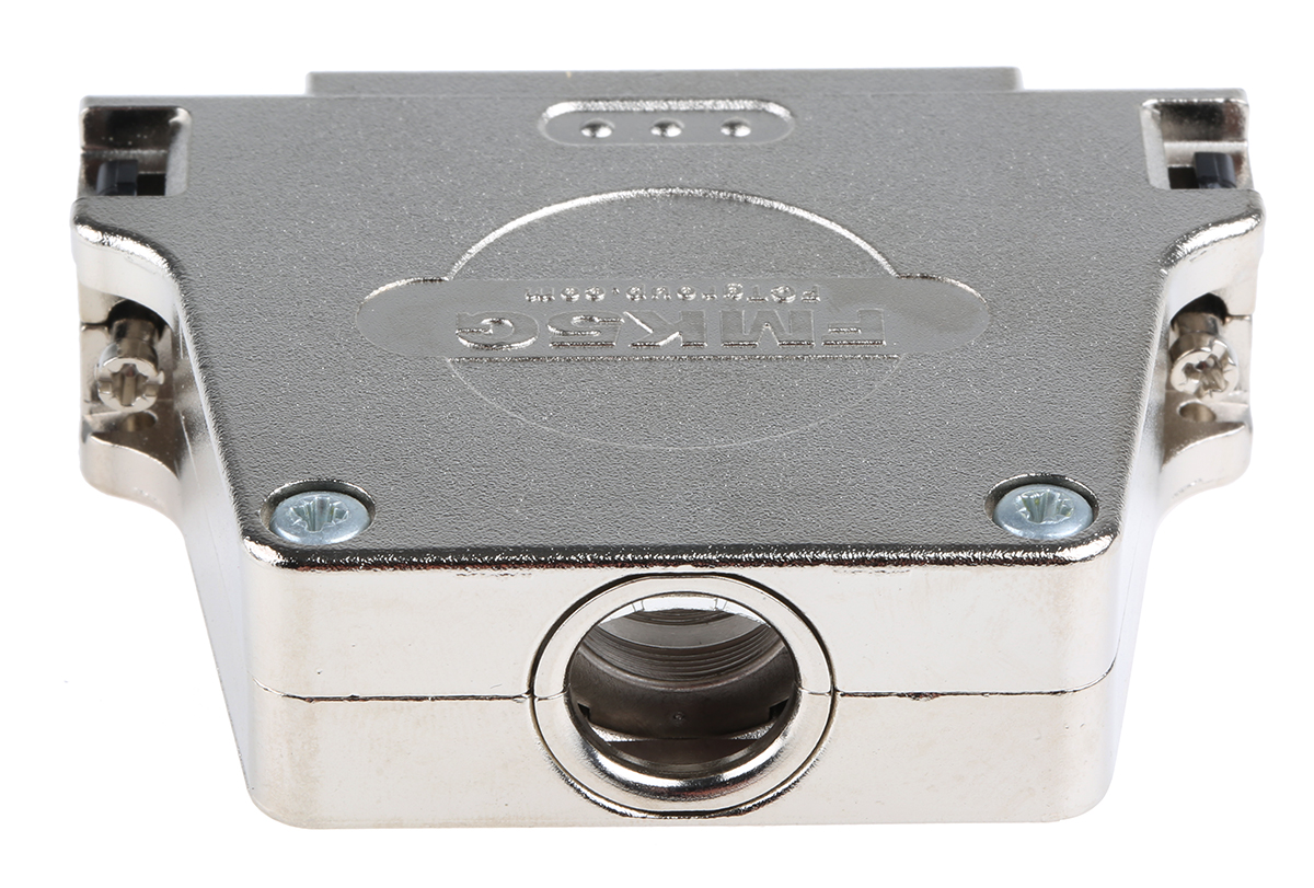 fmk5g-1727040104 FCT from Molex FMK Series Die Cast Zinc Straight D-Sub Backshell, 50 Way Strain Relief