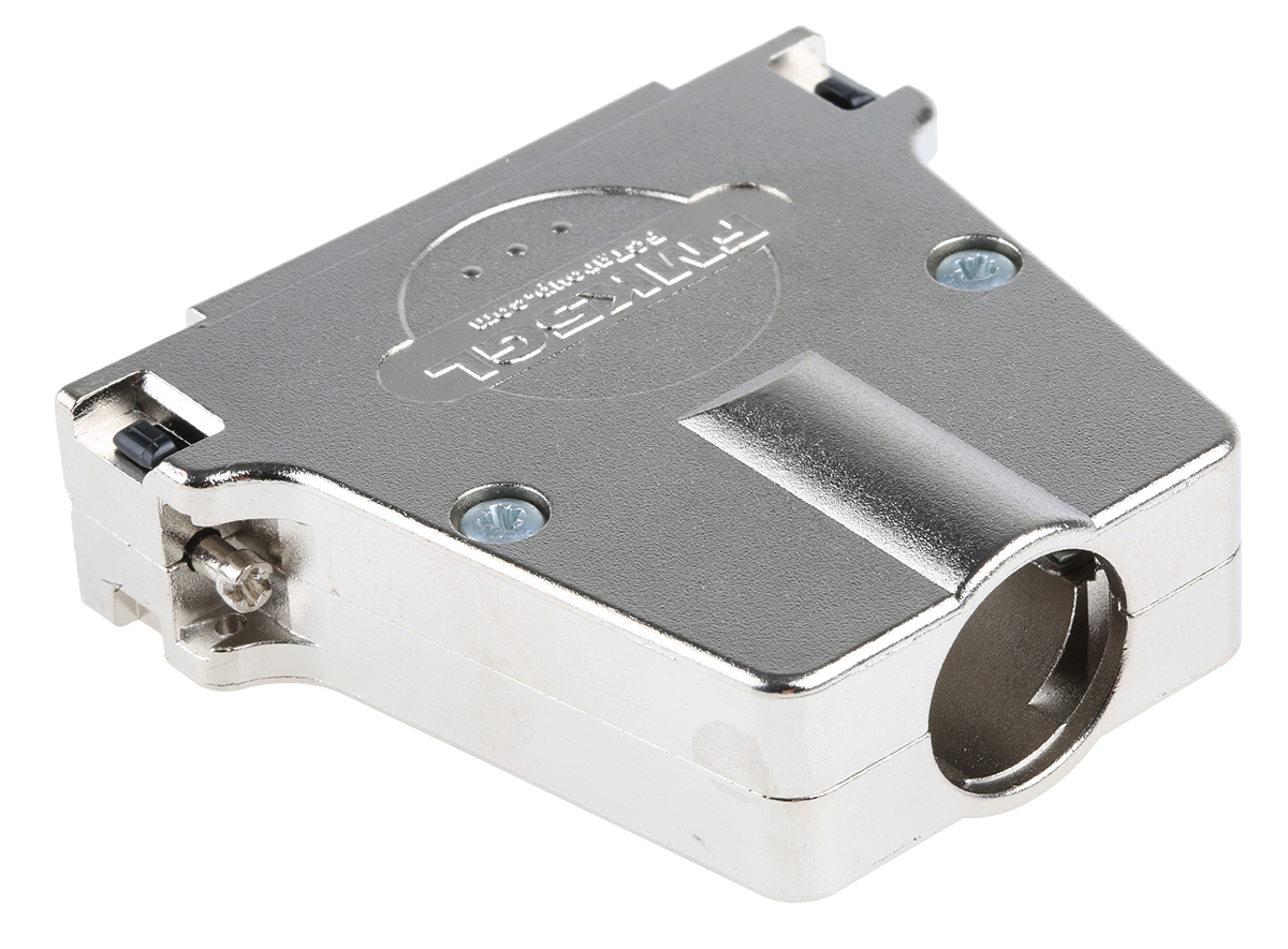 FCT from Molex FMK Series Die Cast Zinc Straight D-Sub Backshell, 50 Way Strain Relief
