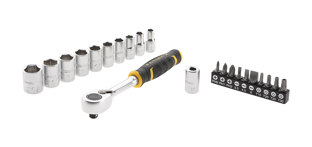 Stanley 22-Piece 1/4 in 12 Point Socket Set