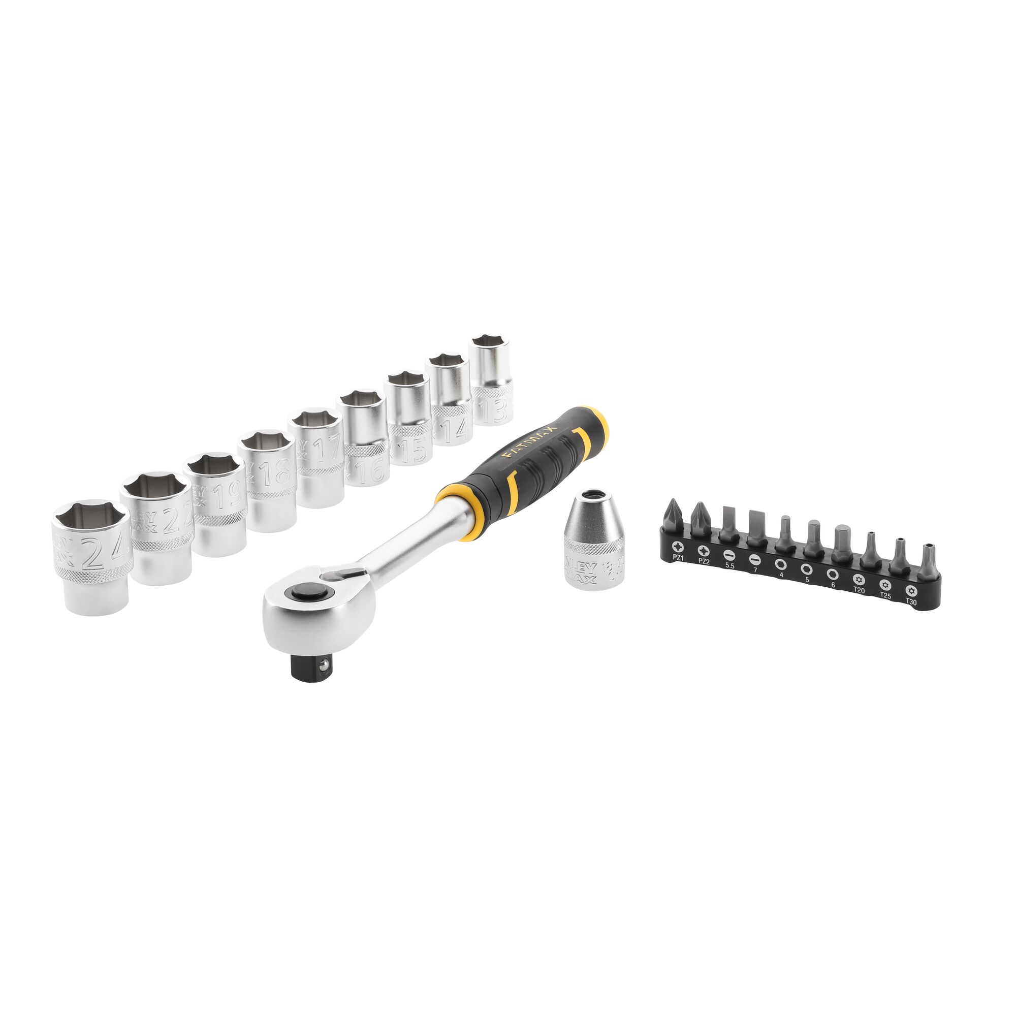 Stanley 21-Piece 1/2 in Metric Bit Socket Set