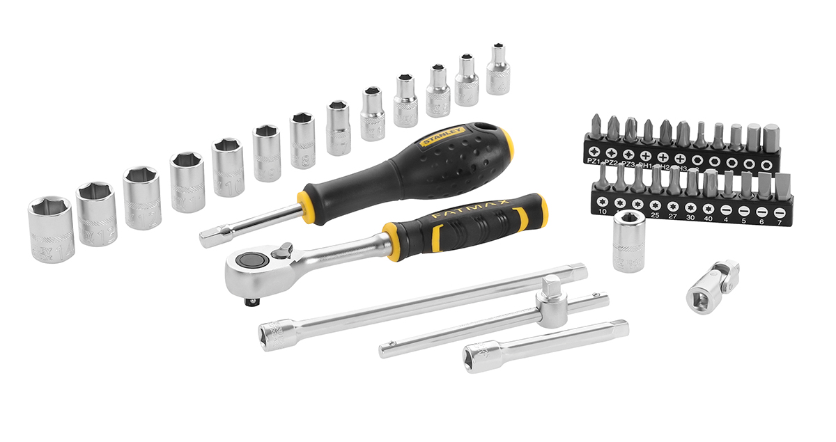 Stanley 42-Piece 1/4 in 6 Point Socket Set