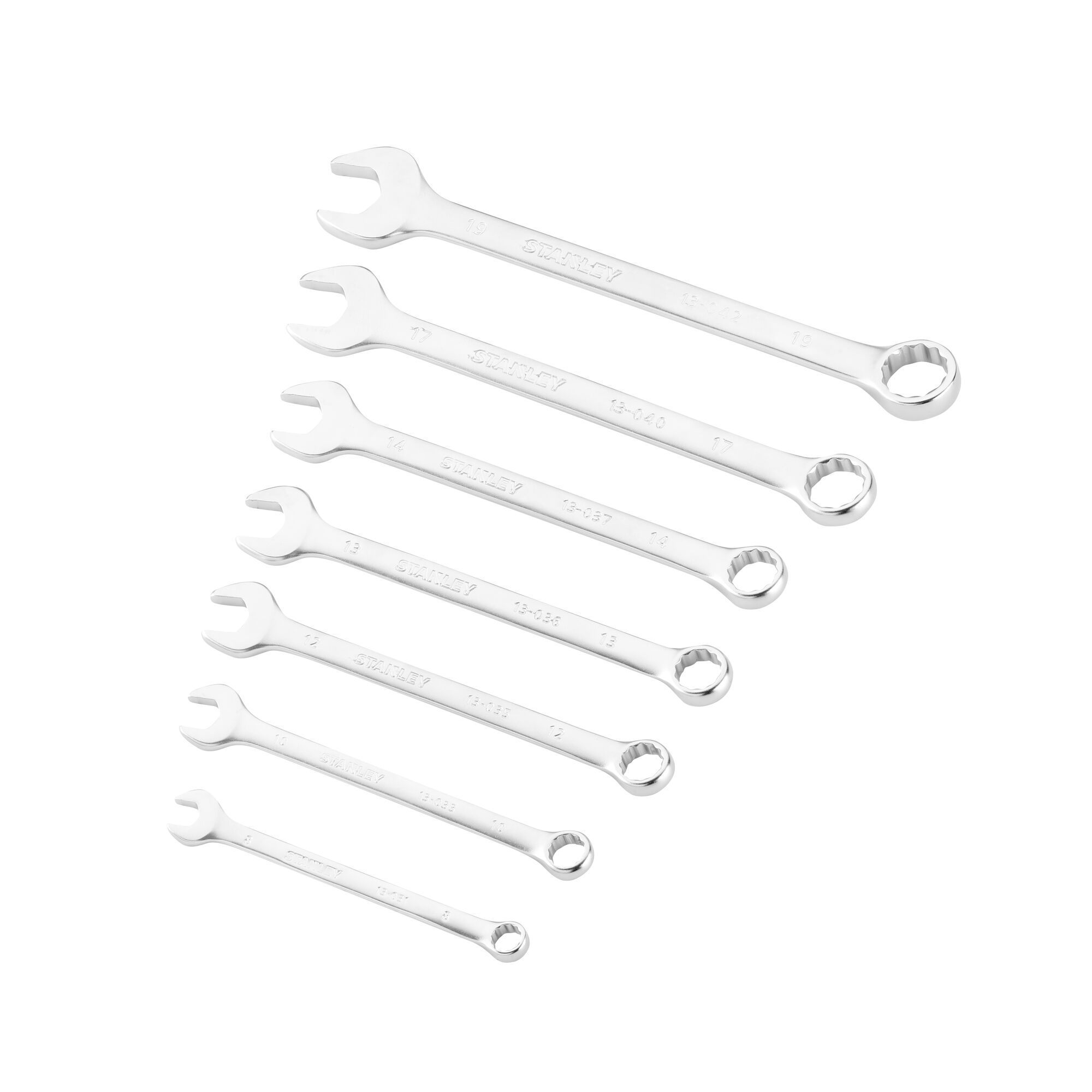 Stanley 7-Piece Combination Spanner Set, Metal