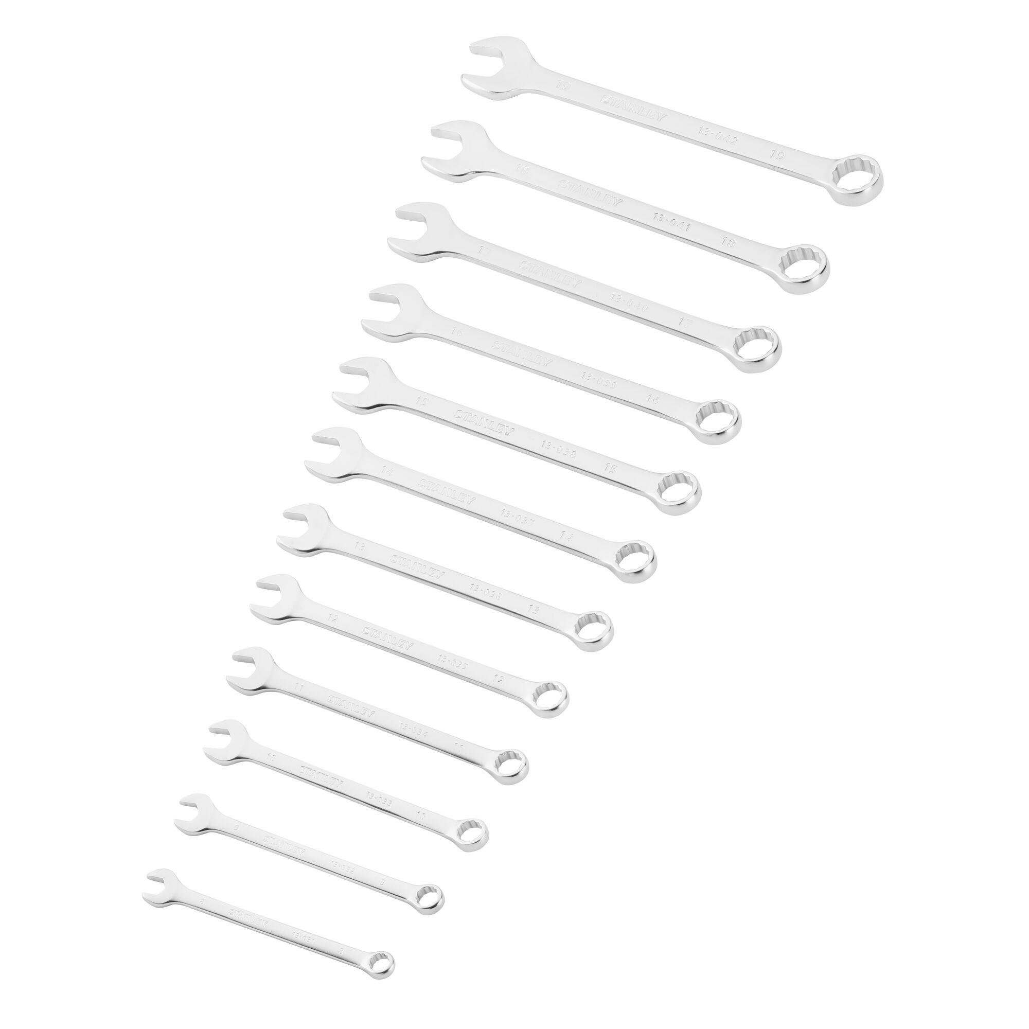 Stanley 12-Piece Combination Spanner Set, Metal